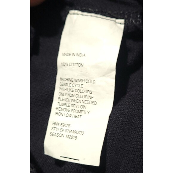 G.H. Bass & Co. All Over Surfboards Golf Polo Navy Blue Shirt 100% Cotton NWOT - Picture 8 of 9